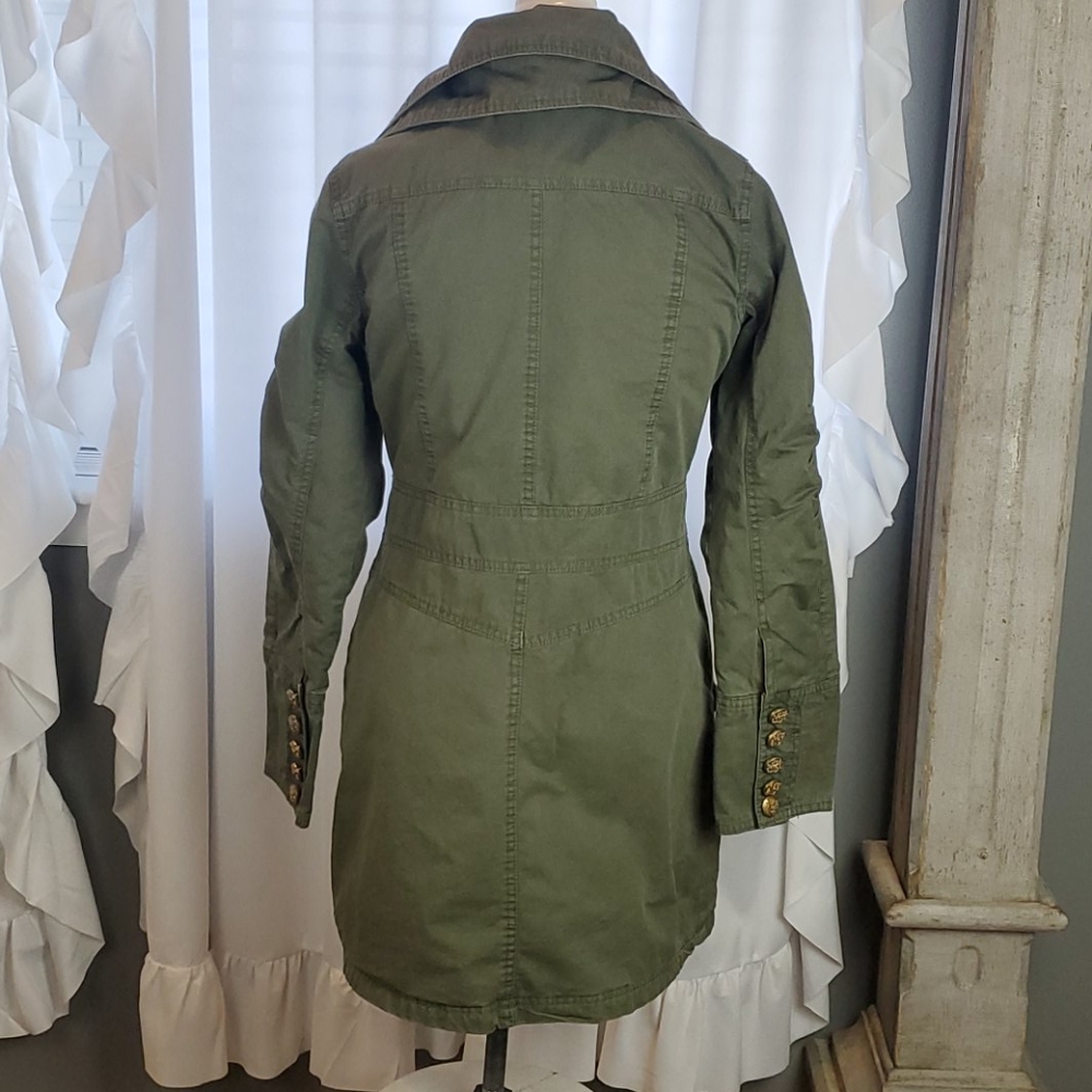 DB ESTABLISHED 1962 GREEN MID LENGTH COAT SIZE SMALL - Picture 5 of 9